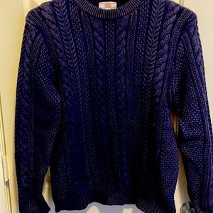 Wallace & Barnes Mens Large All Cotton Sweater